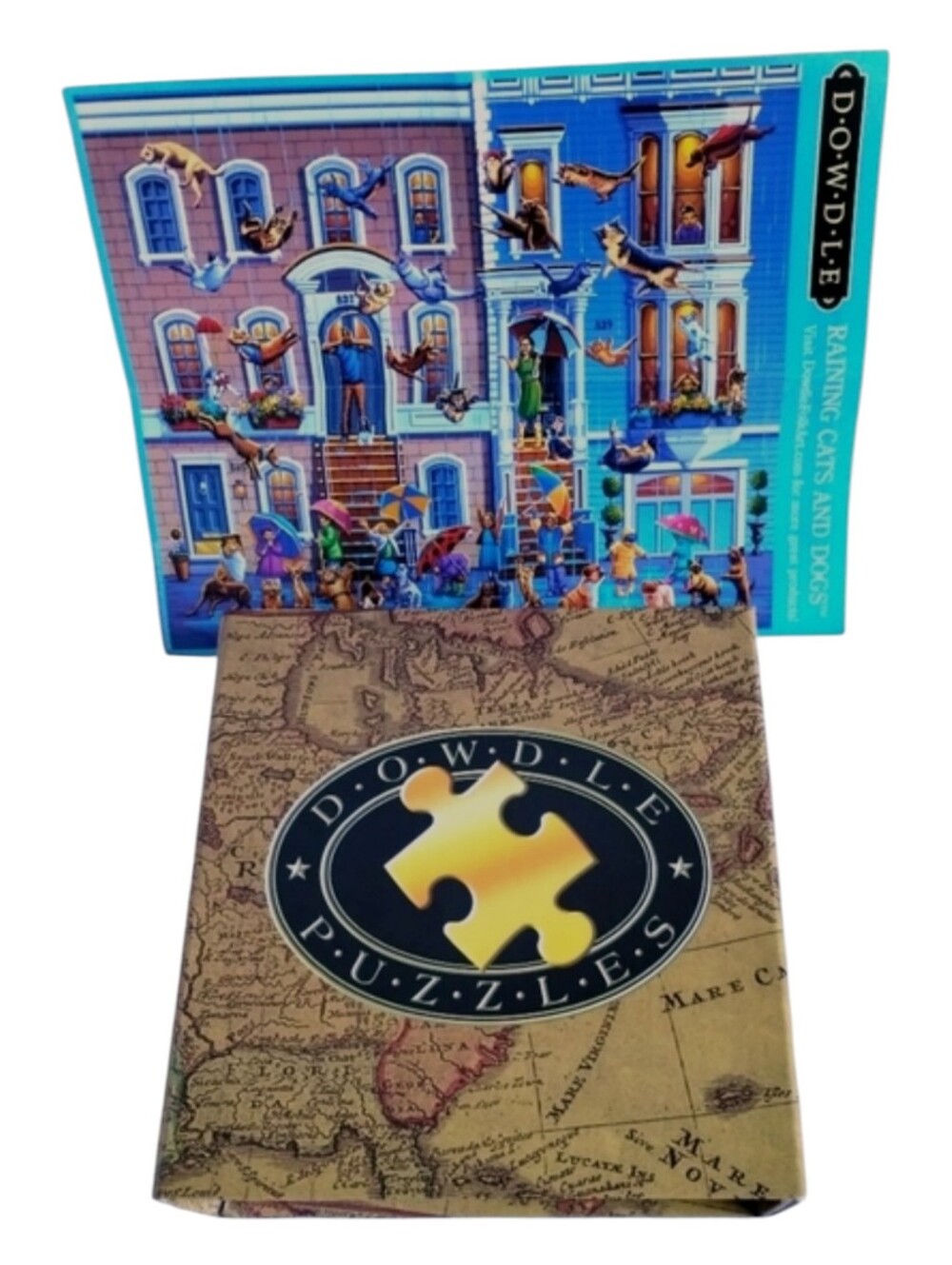 Dowdle Puzzle NEW Raining Cats and Dogs 500 Piece